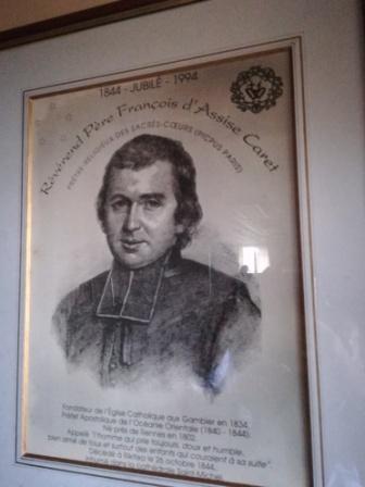 RP François d'Assise Caret, fondateur de l'Eglise catholique aux Gambier en 1834